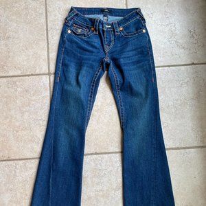 True Religion Joey Low Rise Flare Jeans